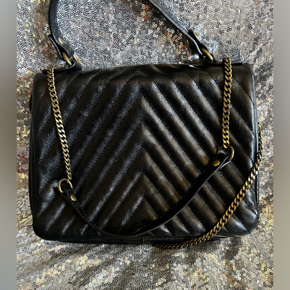 PRATESI FIRENZE Made in ITALY Women’s Shoulder Bag WITH REAL Italian Leather - Picture 9 of 17